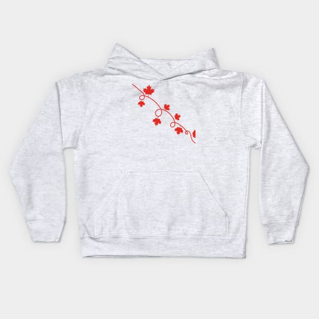 canada day 2023 Kids Hoodie by Codyaldy